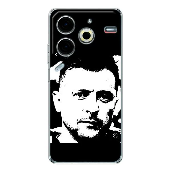 Чохол з принтом «Зеленский АРТ» для TECNO Pova 6 Neo 5G