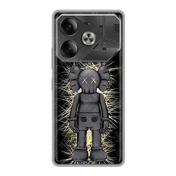 Чехол с принтом «Bearbrick LV» для TECNO Pova 6