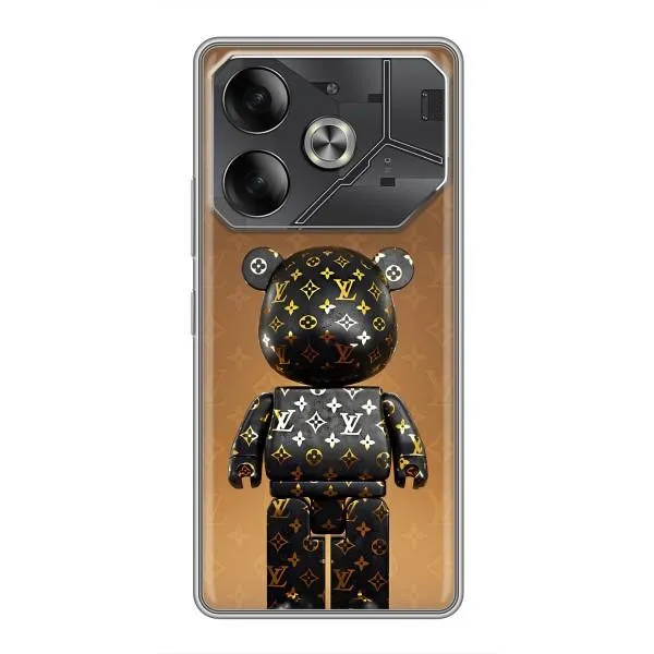 Чехол с принтом «Bearbrick» для TECNO Pova 6
