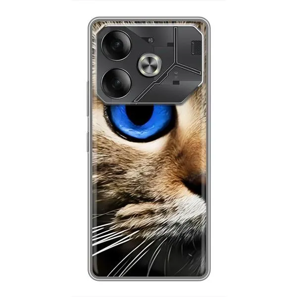Чохол з принтом «Око кота» для TECNO Pova 6 Чохол з принтом «Око кота» для TECNO Pova 6