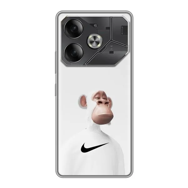 Чехол с принтом «обезьяна NFT Nike» для TECNO Pova 6