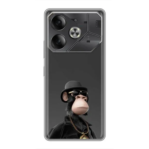 Чехол с принтом «Обезьяна NFT» для TECNO Pova 6
