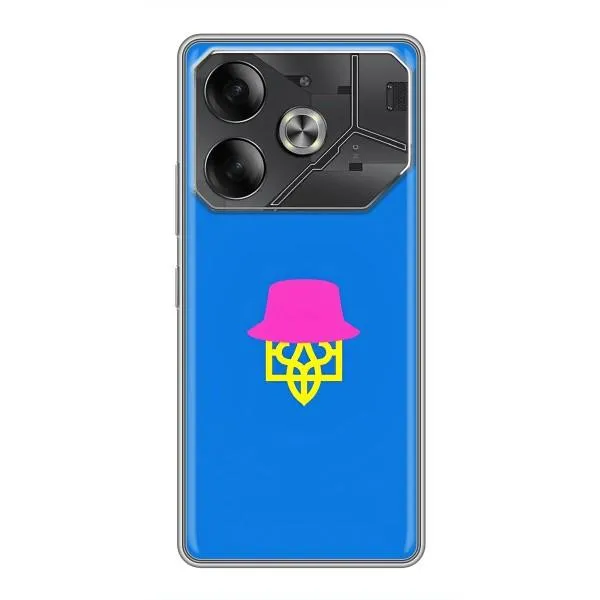 Чехол с принтом «Шапка на гербу» для TECNO Pova 6