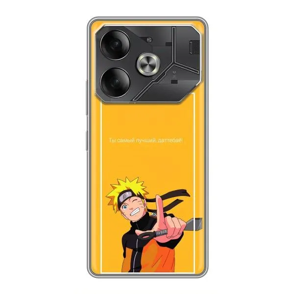 Чохол з принтом «Аніме Наруто» для TECNO Pova 6