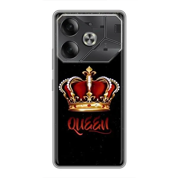 Чохол з принтом «Корона короля» для TECNO Pova 6