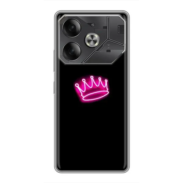 Чохол з принтом «Яскрава корона» для TECNO Pova 6