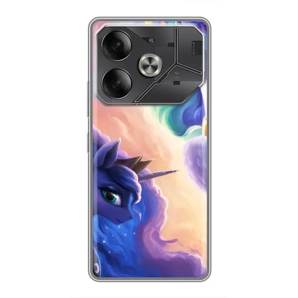 Чохол з принтом «Єдинорожки» для TECNO Pova 6 Чохол з принтом «Єдинорожки» для TECNO Pova 6