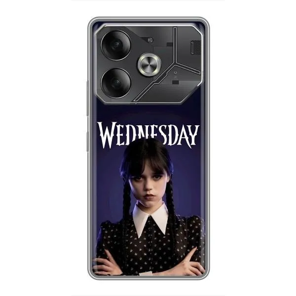 Чехол с принтом «Wednesday» для TECNO Pova 6