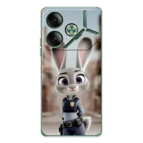 Чехол с принтом «Офицер Джуди Хоппс» для TECNO Pova 7 5G