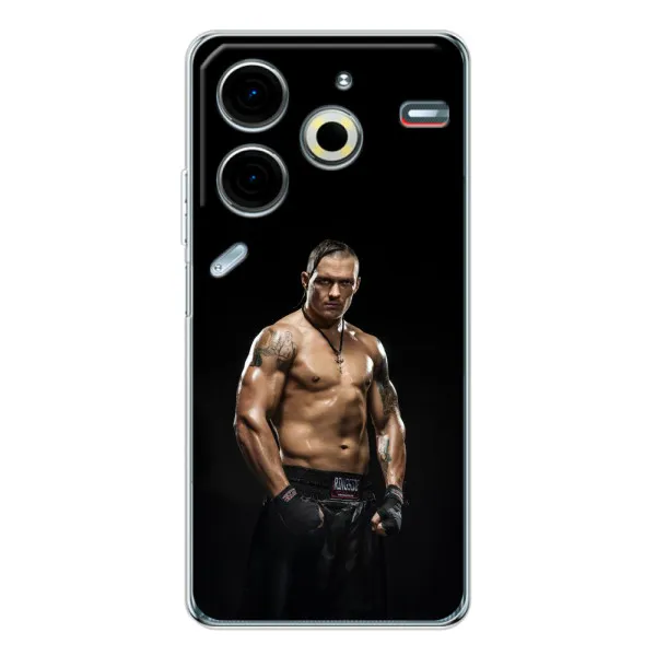 Чехол с принтом «Чемпион Александр Усик» для TECNO Pova 7 Pro Чехол с принтом «Чемпион Александр Усик» для TECNO Pova 7 Pro