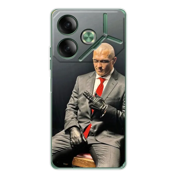 Чехол с принтом «Усик Hitman» для TECNO Pova 7 Ultra