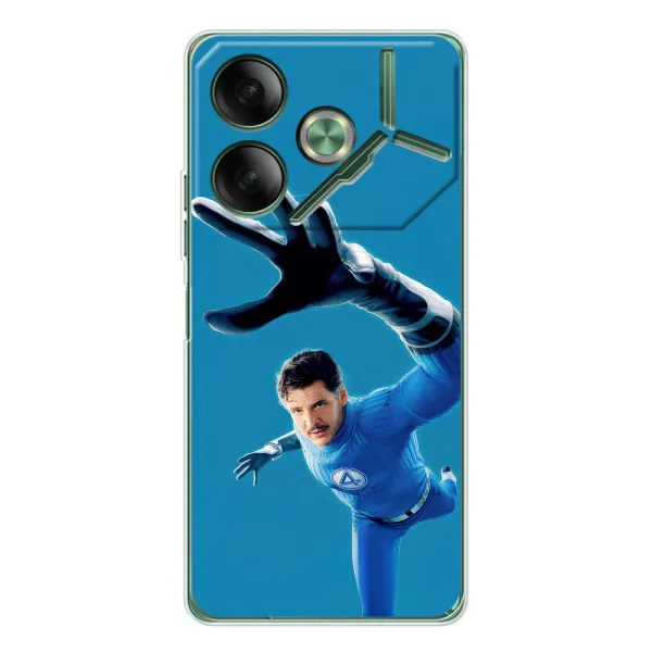 Чехол с принтом «Мистер Фантастик супергерой» для TECNO Pova 7 Ultra Чехол с принтом «Мистер Фантастик супергерой» для TECNO Pova 7 Ultra