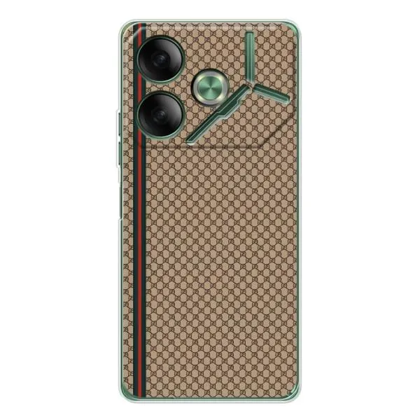 Чехол с принтом «Гуччи полоса» для TECNO Pova 7 Чехол с принтом «Гуччи полоса» для TECNO Pova 7