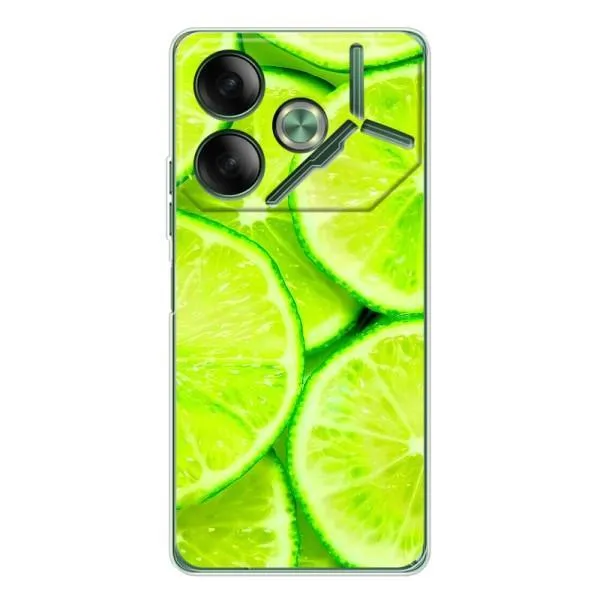 Чехол с принтом «Лайм» для TECNO Pova 7