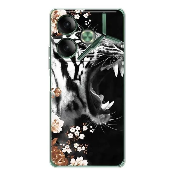 Чехол с принтом «Стильный ТИГР» для TECNO Pova 7