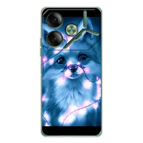 Чехол с принтом «Яркая лисичка» для TECNO Pova 7 Чехол с принтом «Яркая лисичка» для TECNO Pova 7