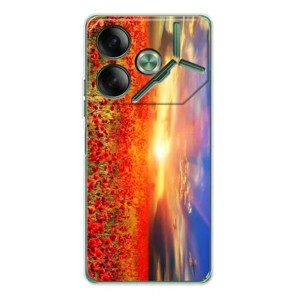 Чехол с принтом «Поле тюльпанов» для TECNO Pova 7 Чехол с принтом «Поле тюльпанов» для TECNO Pova 7