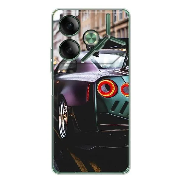 Чехол с принтом «Тачка» для TECNO Pova 7