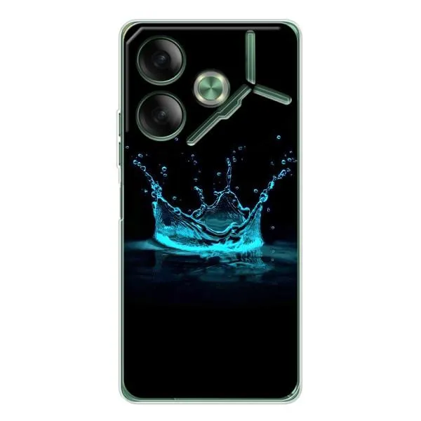 Чехол с принтом «Капля короны» для TECNO Pova 7 Чехол с принтом «Капля короны» для TECNO Pova 7