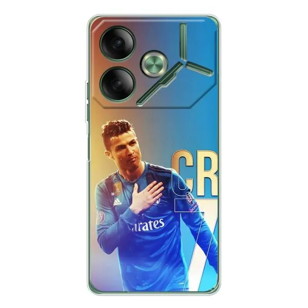 Чехол с принтом «CR7 Real» для TECNO Pova 7
