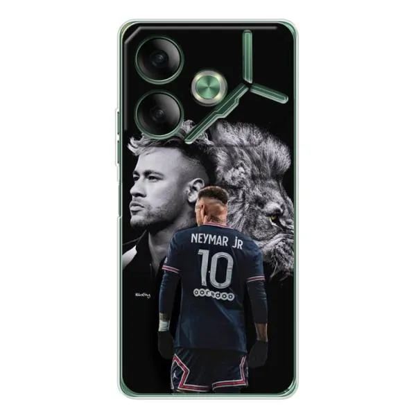 Чохол з принтом «Неймар Лев» для TECNO Pova 7 Чохол з принтом «Неймар Лев» для TECNO Pova 7