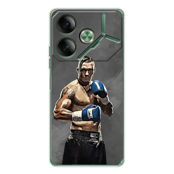 Чехол с принтом «Александр Усик» для TECNO Pova 7