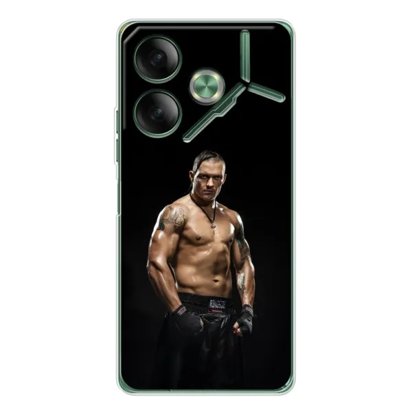 Чехол с принтом «Чемпион Александр Усик» для TECNO Pova 7