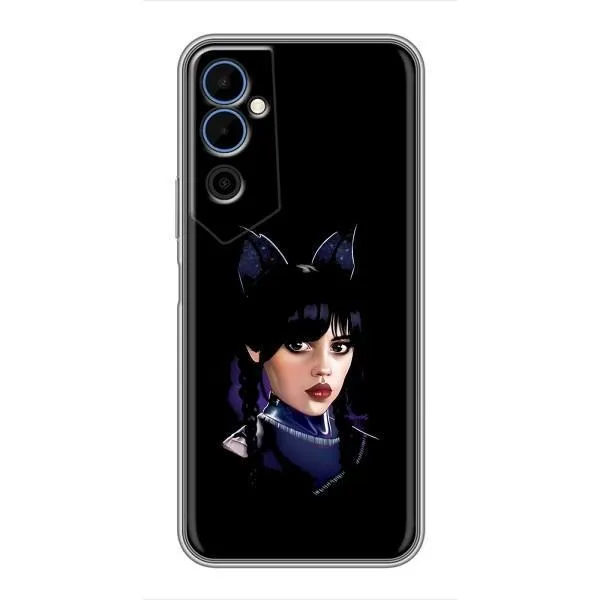 Чехол с принтом «серьезная Уэнздей» для TECNO POVA Neo 2