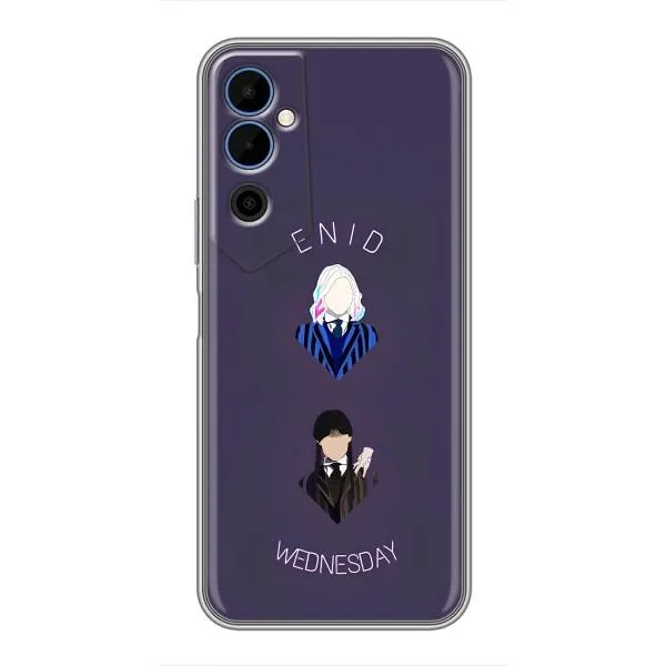 Чехол с принтом «Уэнздей и подруга» для TECNO POVA Neo 2