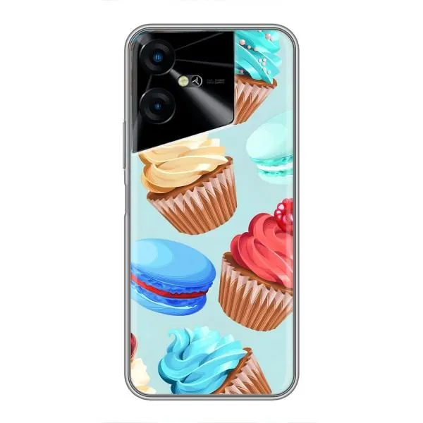 Чехол с принтом «Кексики» для TECNO POVA Neo 3