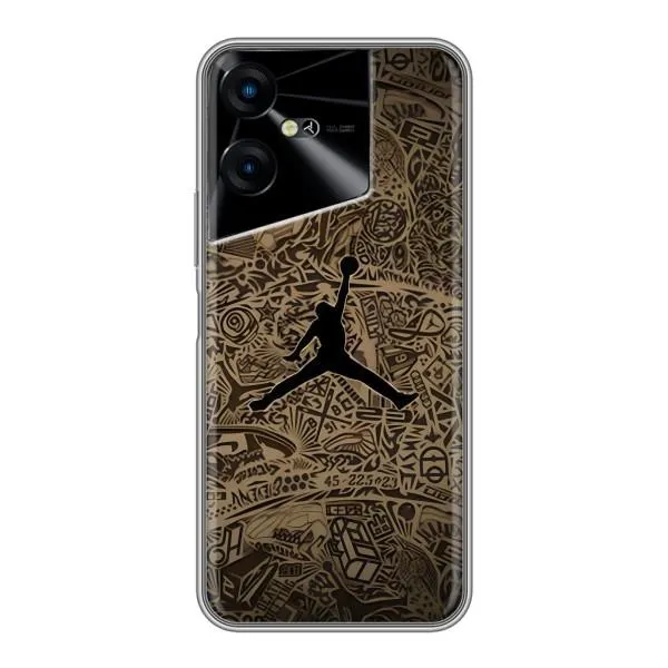 Чехол с принтом «Logo Jordan» для TECNO POVA Neo 3
