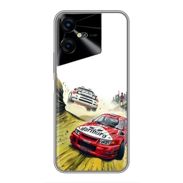 Чехол с принтом «Гоночные Тачки» для TECNO POVA Neo 3