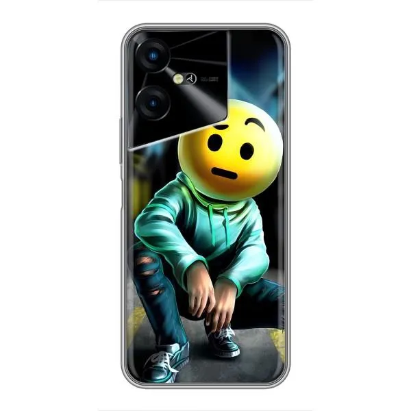 Чохол з принтом «Хлопець смайл» для TECNO POVA Neo 3