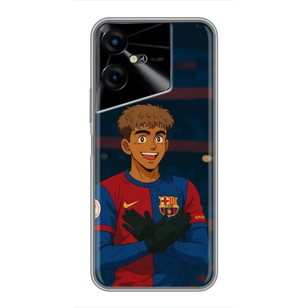 Чехол с принтом «Футболист Ямаль» для TECNO POVA Neo 3