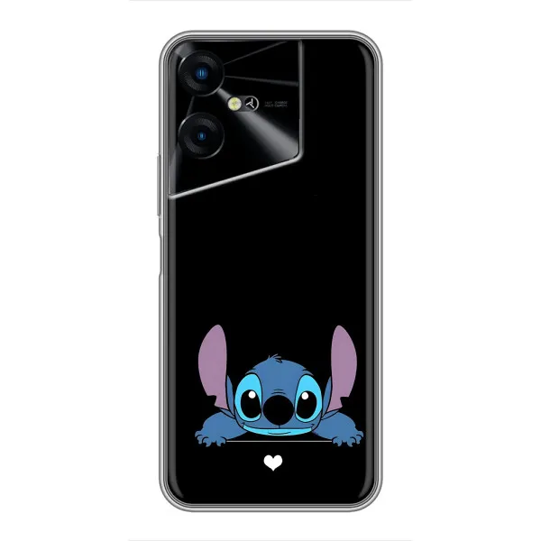Чехол с принтом «Стич на черном» для TECNO POVA Neo 3