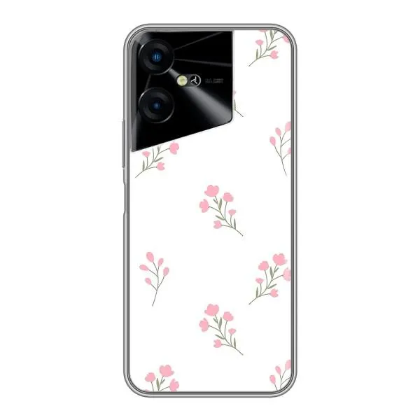 Чехол с принтом «Розовые цветы» для TECNO POVA Neo 3 Чехол с принтом «Розовые цветы» для TECNO POVA Neo 3