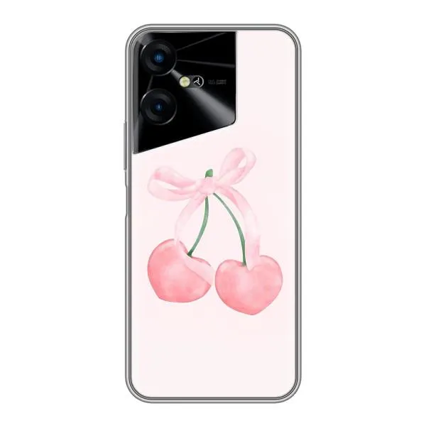 Чехол с принтом «Розовые вишни» для TECNO POVA Neo 3 Чехол с принтом «Розовые вишни» для TECNO POVA Neo 3