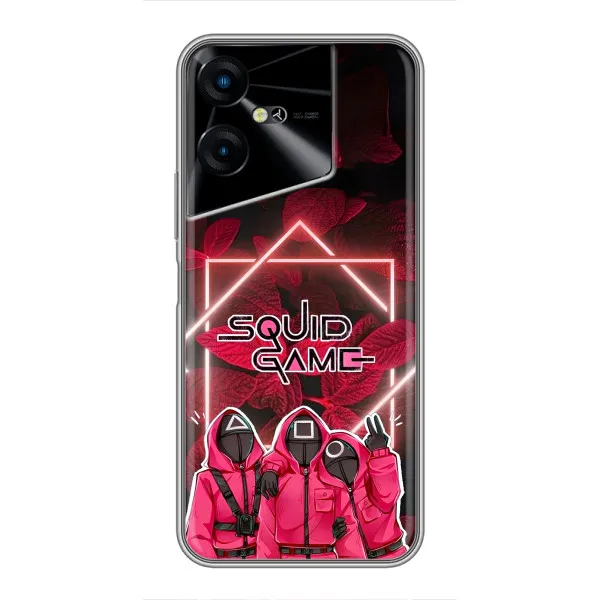 Чехол с принтом «Охранники Игра кальмара» для TECNO POVA Neo 3