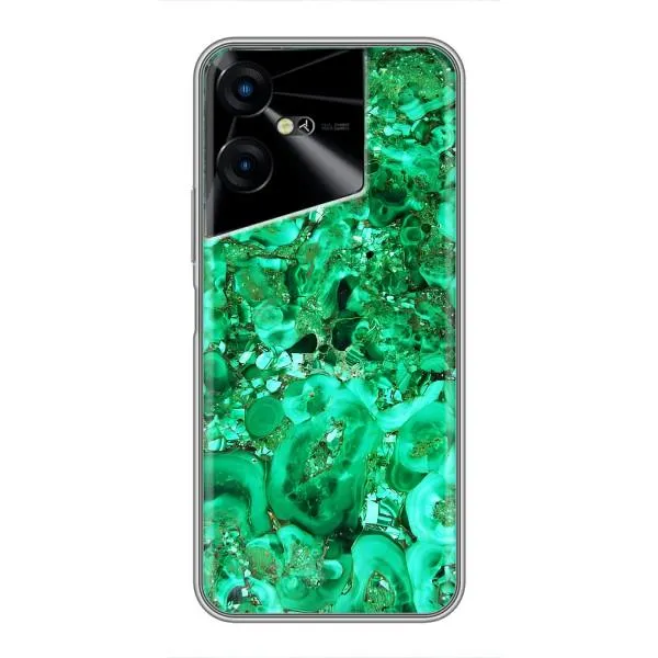 Чехол с принтом «Салатный Мрамор» для TECNO POVA Neo 3