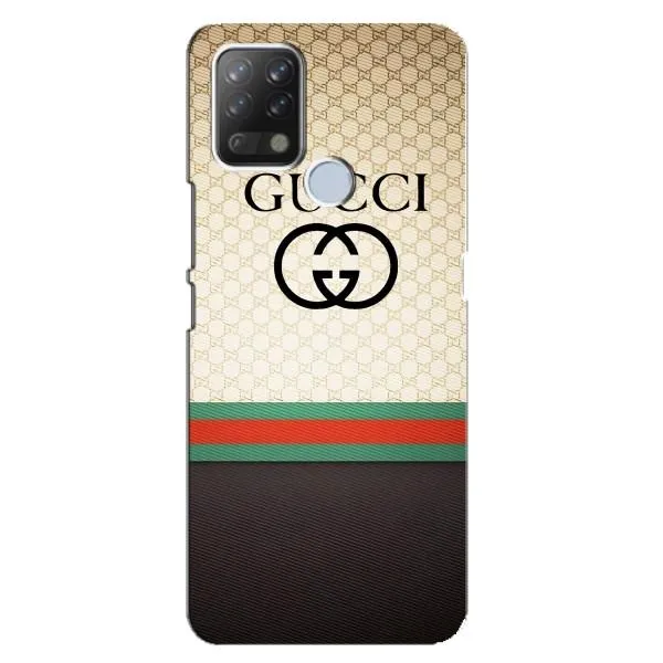 Чехол с принтом «GUCCI стиль» для TECNO Pova