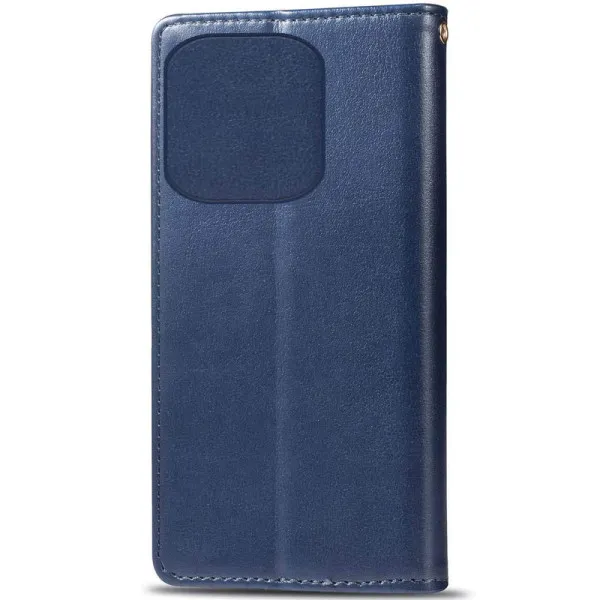 Шкіряний чохол-книжка GETMAN Gallant (PU) для TECNO Spark 10 Pro — Синій — фото 3