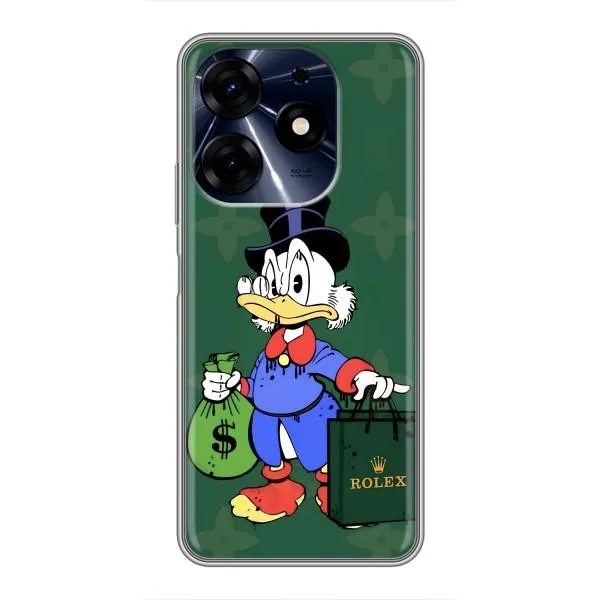 Чохол з принтом «Богата Утка» для TECNO Spark 10 Pro Чохол з принтом «Богата Утка» для TECNO Spark 10 Pro