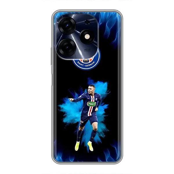 Чехол с принтом «Мбаппе в огне» для TECNO Spark 10 Pro