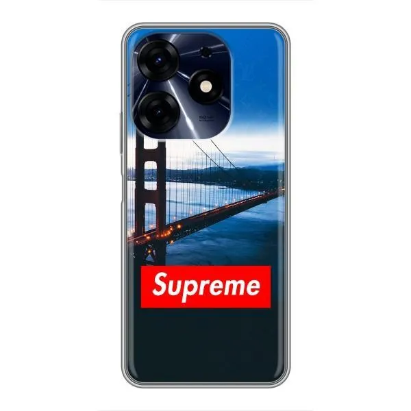 Чехол с принтом «Стиль Supreme» для TECNO Spark 10 Pro Чехол с принтом «Стиль Supreme» для TECNO Spark 10 Pro