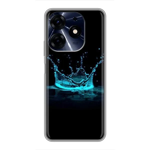 Чехол с принтом «Капля короны» для TECNO Spark 10 Pro