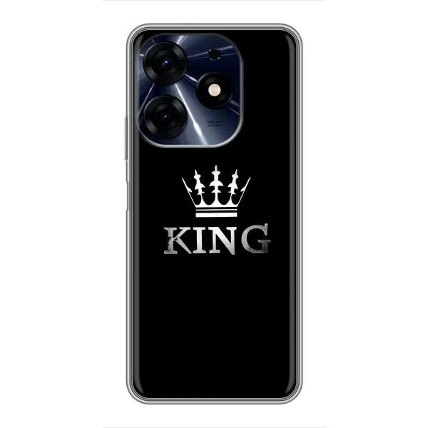 Чехол с принтом «KING» для TECNO Spark 10 Pro