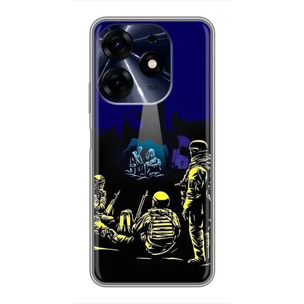Чехол с принтом «Рождество в Украине» для TECNO Spark 10 Pro