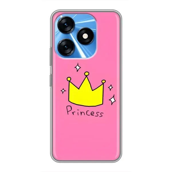 Чехол с принтом «Princess» для TECNO Spark 10 Чехол с принтом «Princess» для TECNO Spark 10