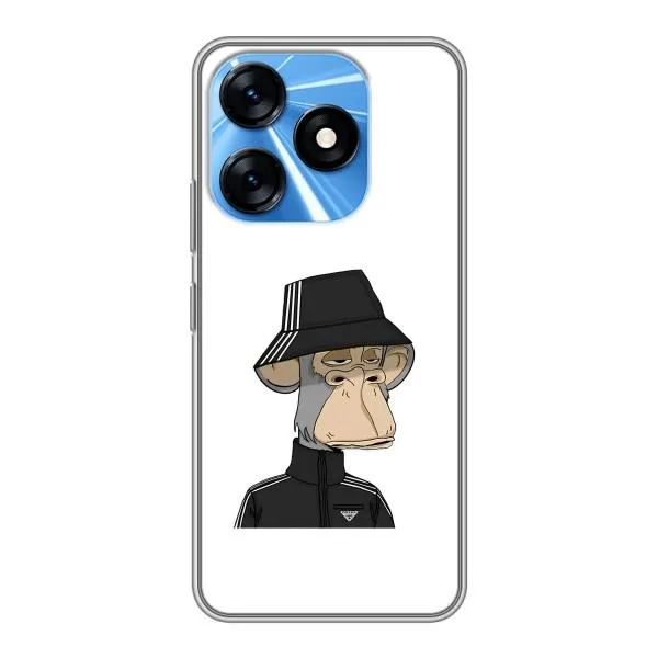 Чехол с принтом «обезьяна NFT Adidas» для TECNO Spark 10 Чехол с принтом «обезьяна NFT Adidas» для TECNO Spark 10