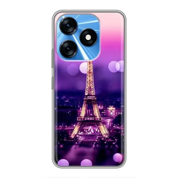 Чехол с принтом «Париж Башня» для TECNO Spark 10